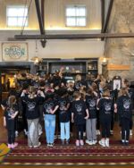 We have arrived!! Ready for a jam packed long weeekend at Disneyland Paris competing @gymnastiquemagique. Check out our awesome new T-shirts sponsored by @shortandnye then swipe to see how excited the girls are to be here 😜 #funtimesahead #disneyland #gymfriendsforlife